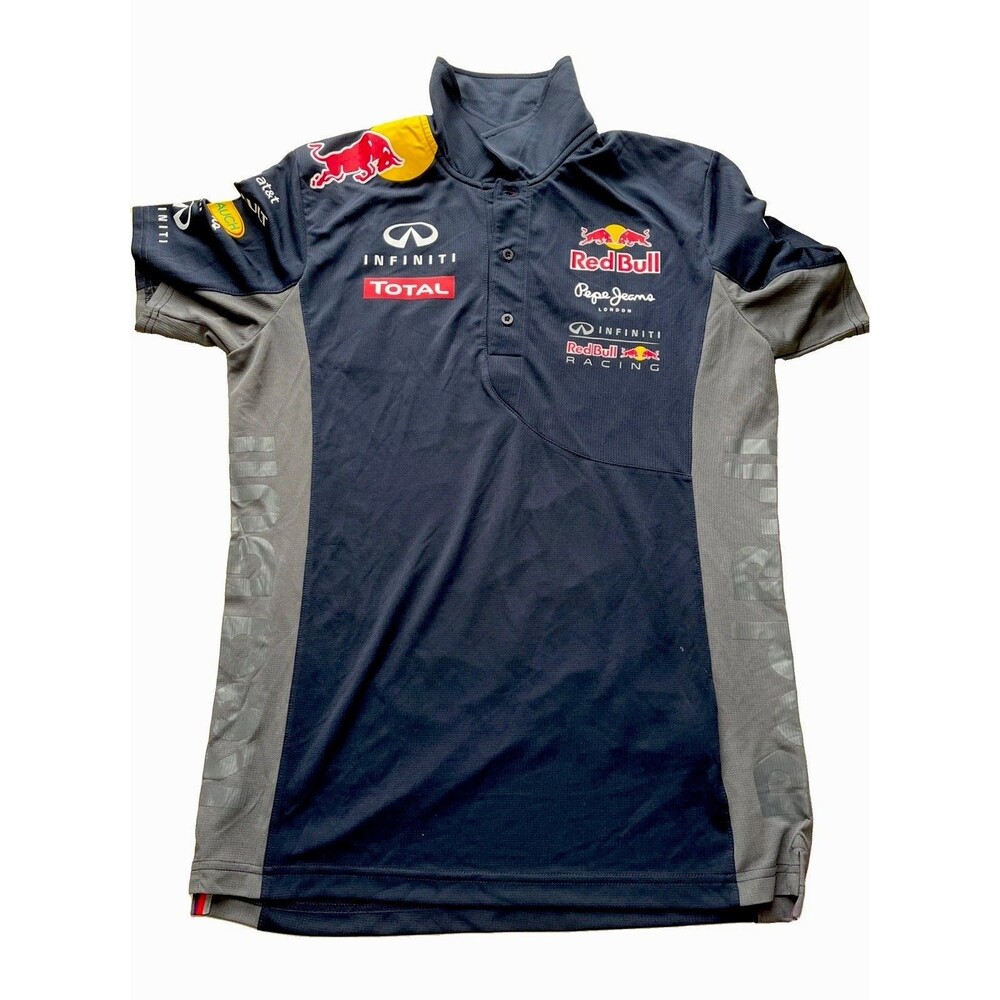 Pepe Jeans Red Bull Racing Formula 1 Racing Medium Infinity Polo - Picture 7 of 12
